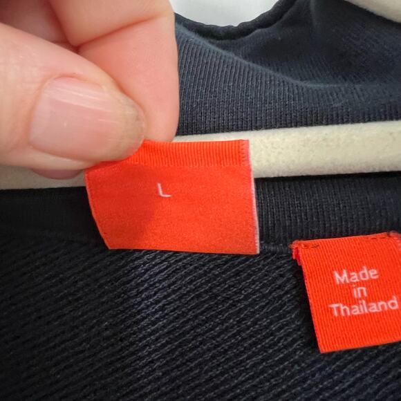 Hugo Boss Orange Victory Zip Thru Sweatshirt Men's Size L Charcoal 100% Cotton - Picture 8 of 11